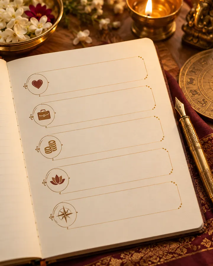 A notebook prepared for personalized life insights
